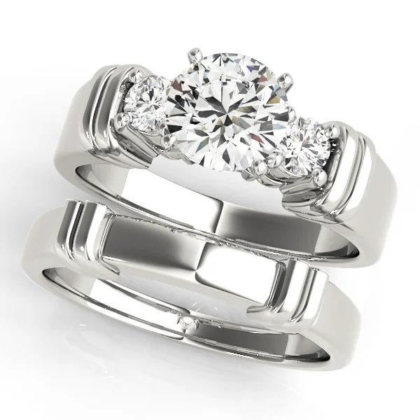 3-Stone Round Engagement Rings - Image 3