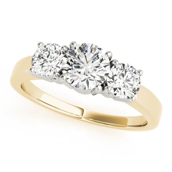 Classic 3-Stone Engagement Ring - Image 5