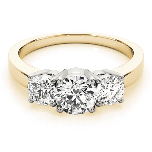Classic 3-Stone Engagement Ring - Image 7