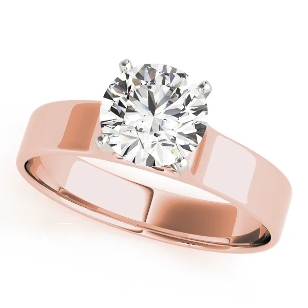 Solitaire Cathedral Engagement Ring - Image 9