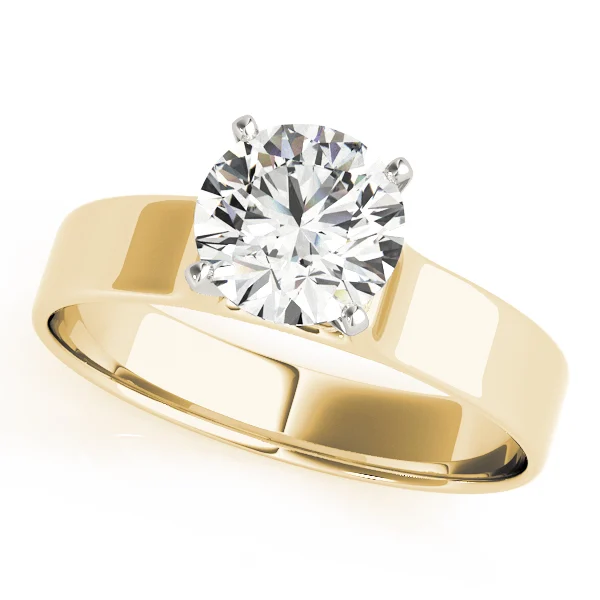 Solitaire Cathedral Engagement Ring - Image 5
