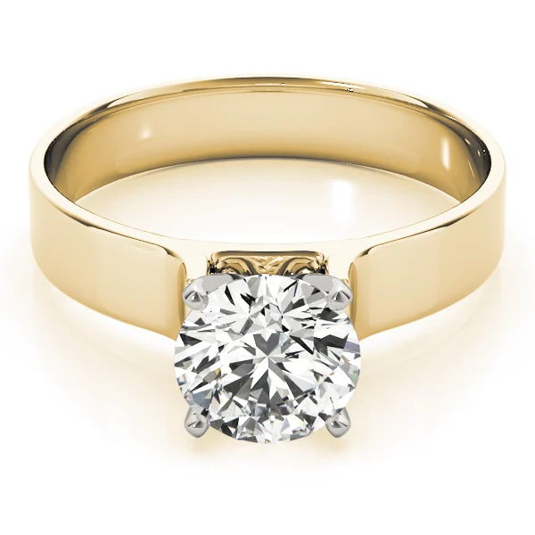 Solitaire Cathedral Engagement Ring - Image 7