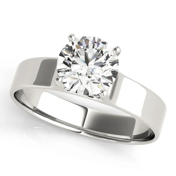 Solitaire Cathedral Engagement Ring