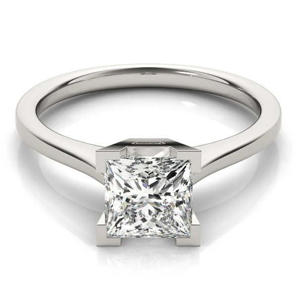 Solitaire Princess Engagement Ring - Image 3