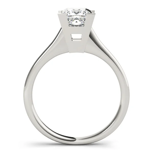Solitaire Princess Engagement Ring - Image 2