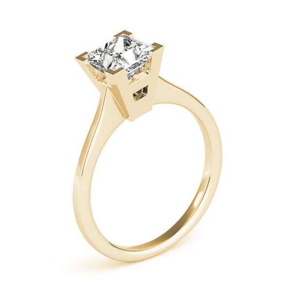 Solitaire Princess Engagement Ring - Image 8