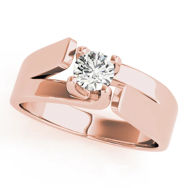 Solitaire Trellis Engagement Ring - Image 9