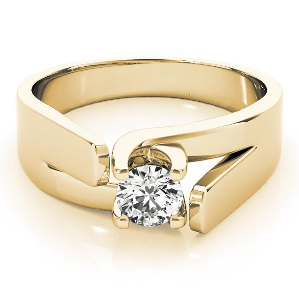Solitaire Trellis Engagement Ring - Image 7