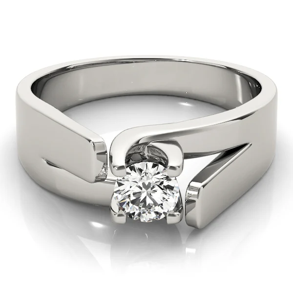 Solitaire Trellis Engagement Ring - Image 3