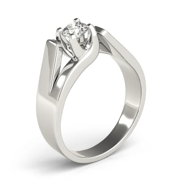 Solitaire Trellis Engagement Ring - Image 4