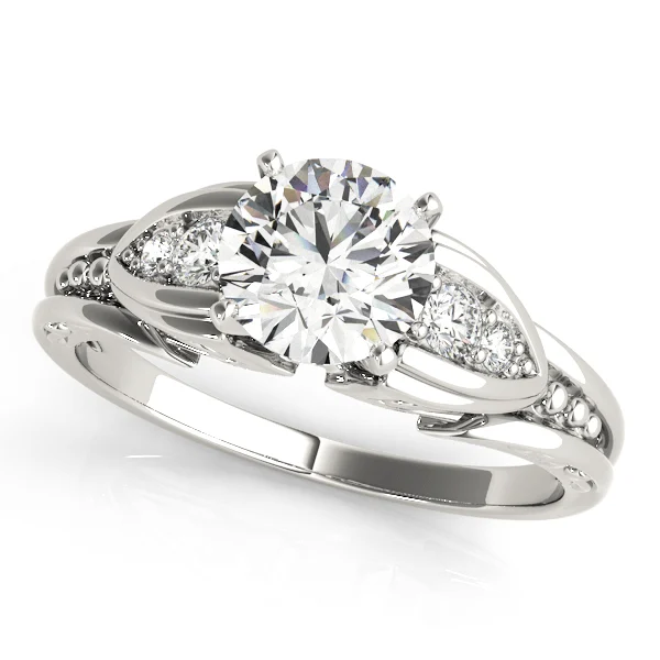 ENGAGEMENT RINGS SINGLE ROW PRONG