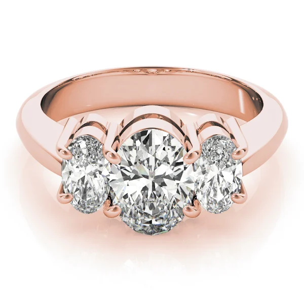 3-Stone Shared Prong Engagement Ring - Image 11