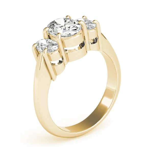 3-Stone Shared Prong Engagement Ring - Image 8