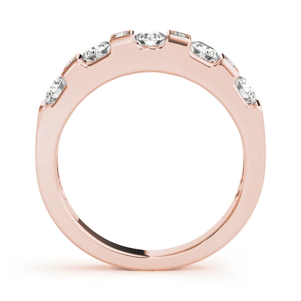 Bar Set Round Wedding Band - Image 6