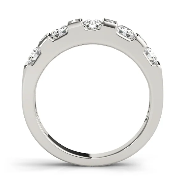 Bar Set Round Wedding Band - Image 2