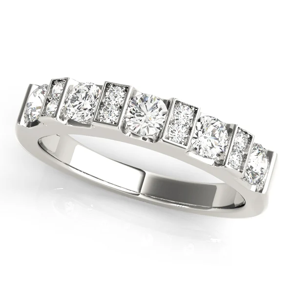 Bar Set Round Wedding Band