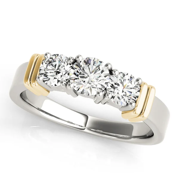 3-Stone Round Engagement Ring - Image 5