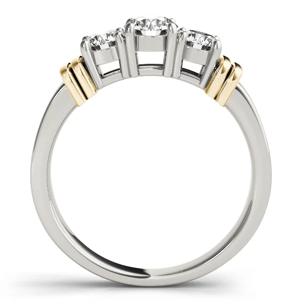 3-Stone Round Engagement Ring - Image 6
