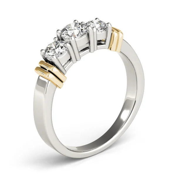 3-Stone Round Engagement Ring - Image 8