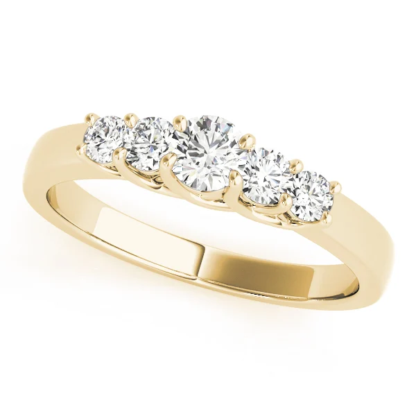 Prong Set Trellis Wedding Band - Image 3
