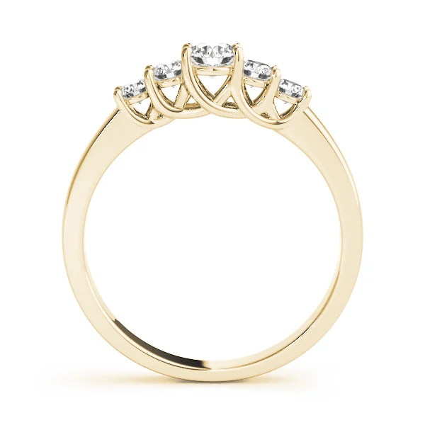 Prong Set Trellis Wedding Band - Image 4