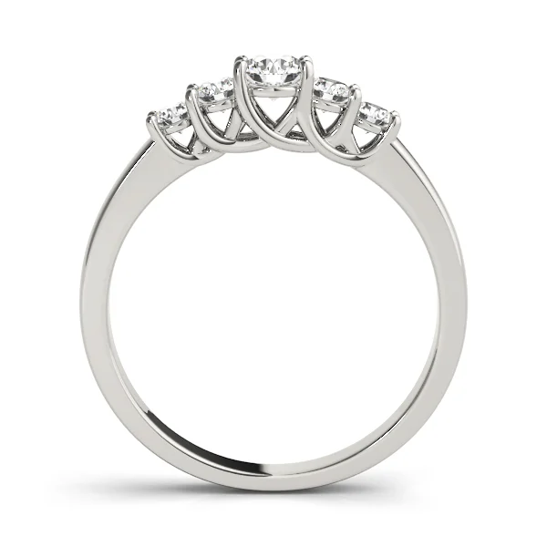 Prong Set Trellis Wedding Band - Image 2