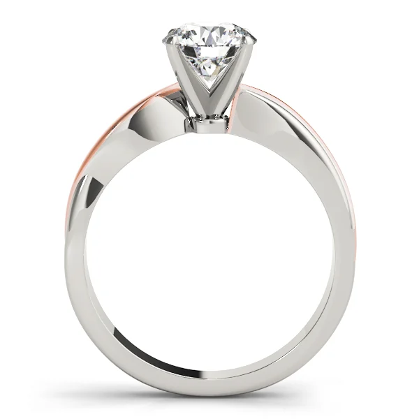 Solitaire Swirl Engagement Ring - Image 10