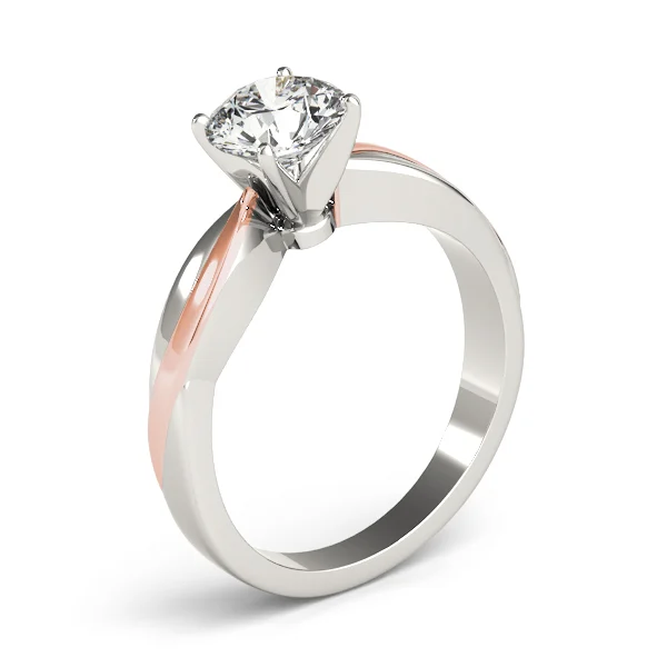 Solitaire Swirl Engagement Ring - Image 12