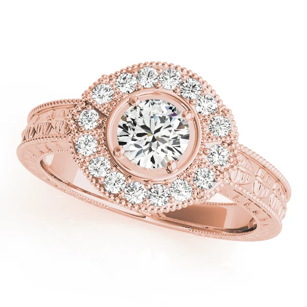 Nature Inspired Filigree Milgrain Engagement Rings - Image 9