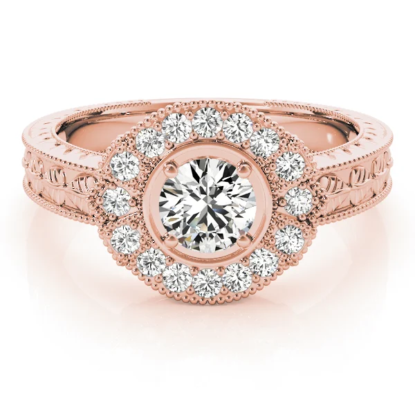 Nature Inspired Filigree Milgrain Engagement Rings - Image 11