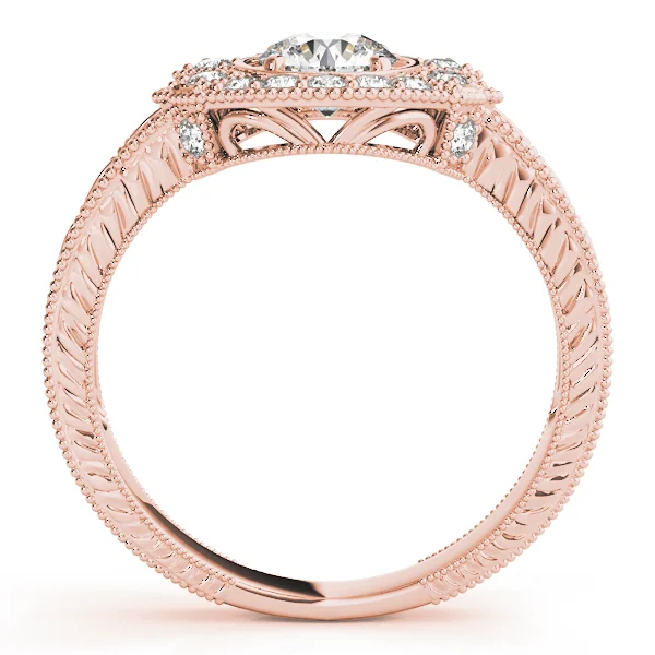 Nature Inspired Filigree Milgrain Engagement Rings - Image 10