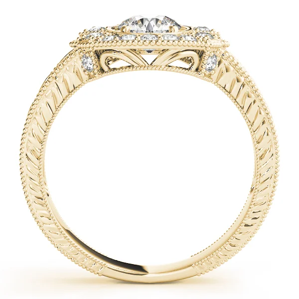 Nature Inspired Filigree Milgrain Engagement Rings - Image 6