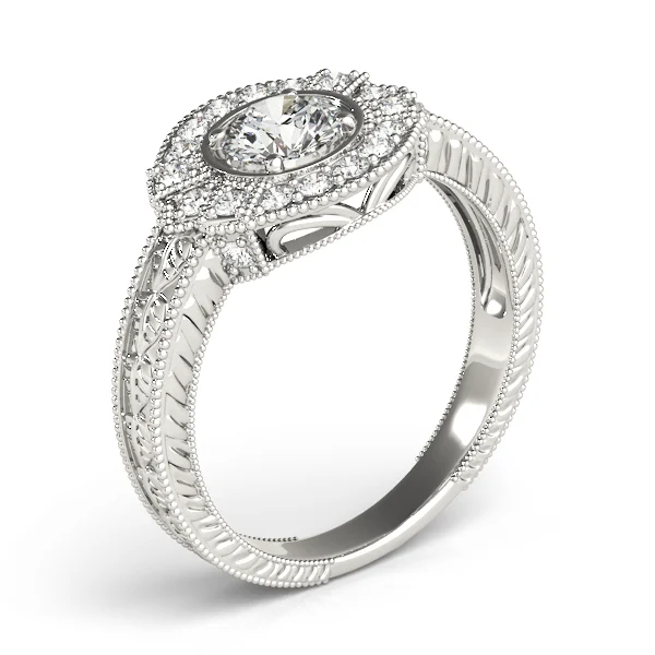 Nature Inspired Filigree Milgrain Engagement Rings - Image 4