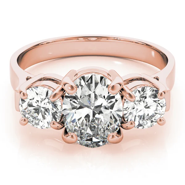 ENGAGEMENT RINGS 3 STONE OVAL - Image 11