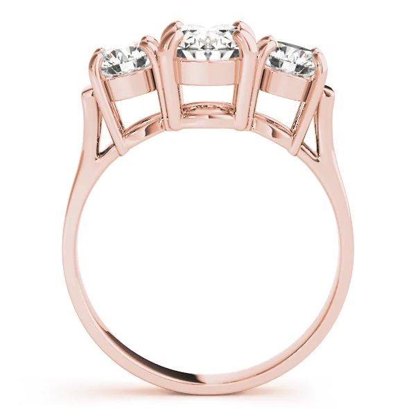 ENGAGEMENT RINGS 3 STONE OVAL - Image 10