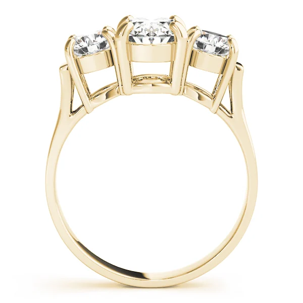 ENGAGEMENT RINGS 3 STONE OVAL - Image 6