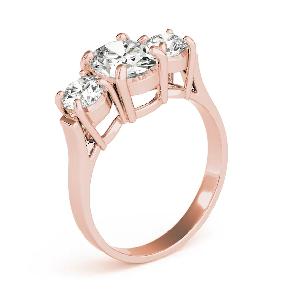 ENGAGEMENT RINGS 3 STONE OVAL - Image 12