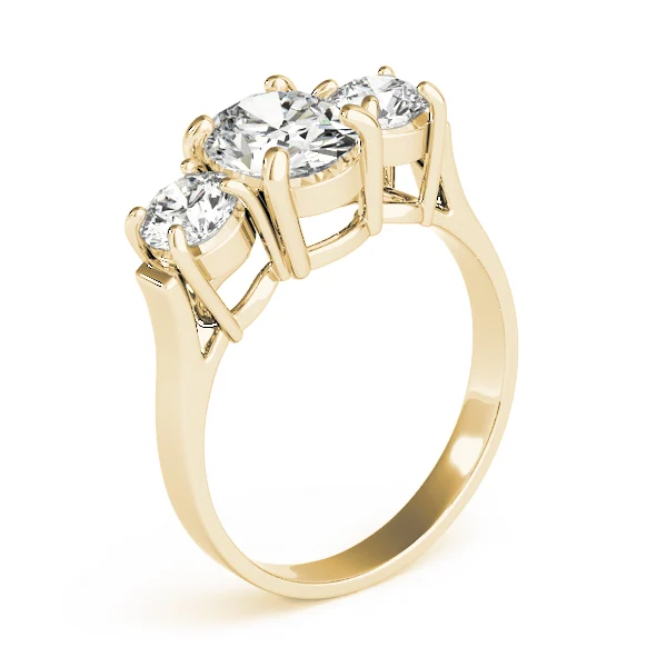 ENGAGEMENT RINGS 3 STONE OVAL - Image 8