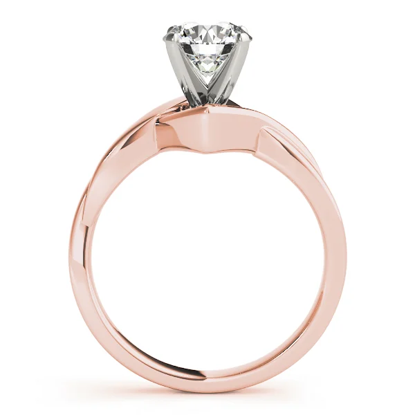 Twisted Shank Solitaire Engagement Ring - Image 10
