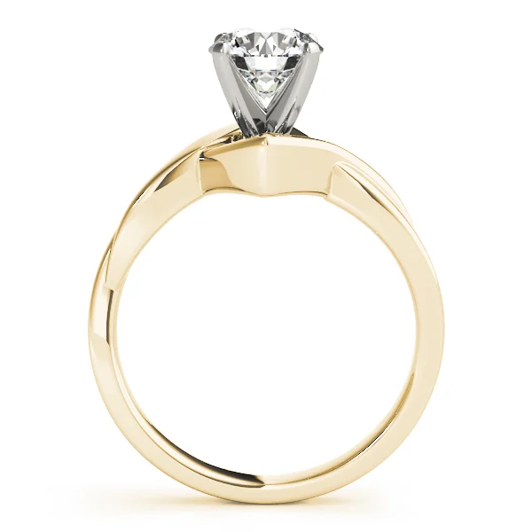 Twisted Shank Solitaire Engagement Ring - Image 6