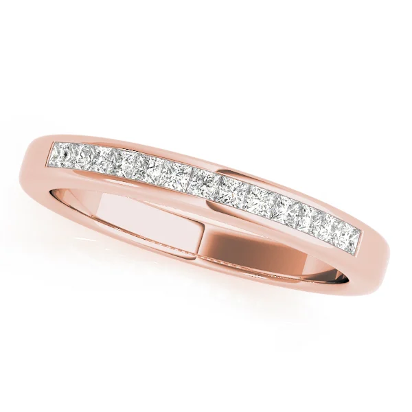 Channel Fancy Shape Princess Cut Wedding Band - Image 5