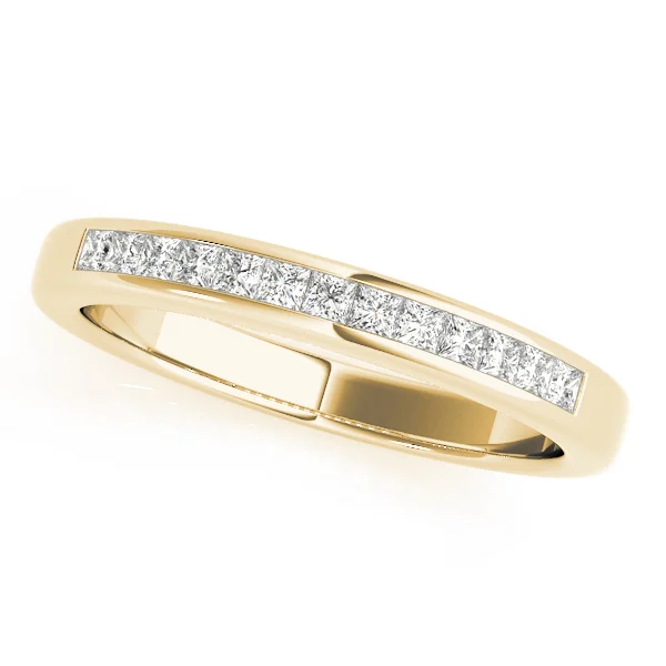 Channel Fancy Shape Princess Cut Wedding Band - Image 3