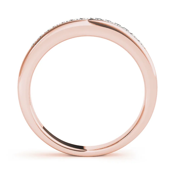 Channel Fancy Shape Princess Cut Wedding Band - Image 6