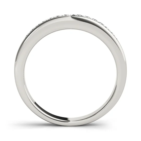 Channel Fancy Shape Princess Cut Wedding Band - Image 2
