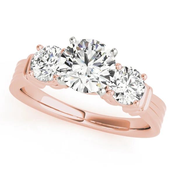 3-Stone Round Engagement Ring - Image 9
