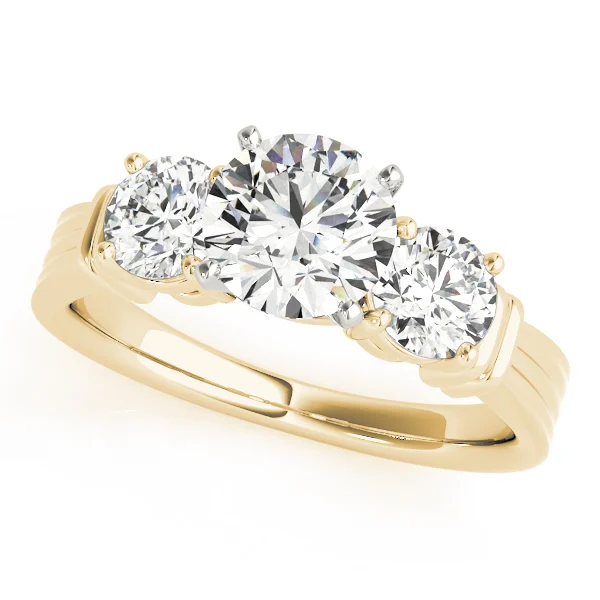 3-Stone Round Engagement Ring - Image 5