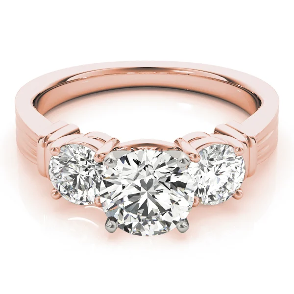 3-Stone Round Engagement Ring - Image 11