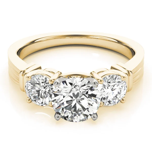 3-Stone Round Engagement Ring - Image 7