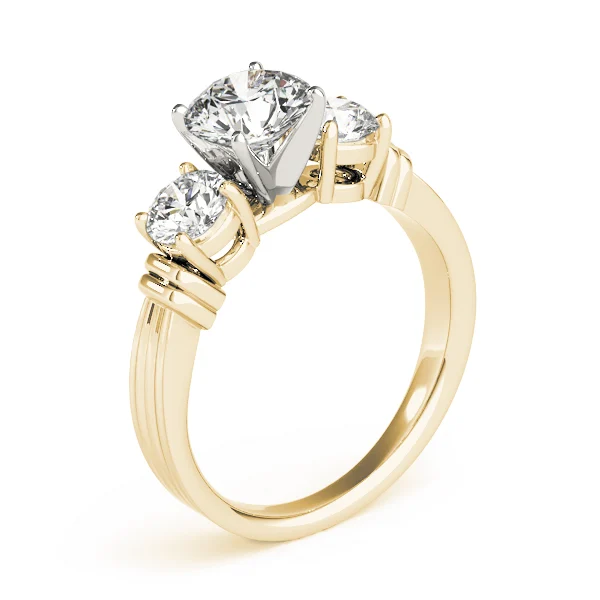 3-Stone Round Engagement Ring - Image 8