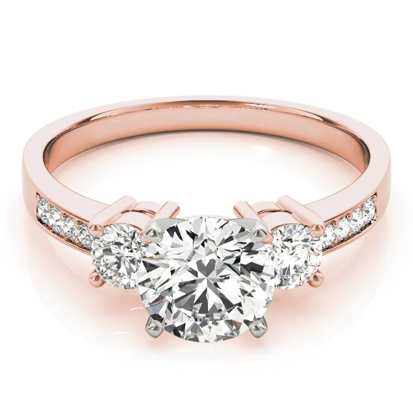 3-Stone Single Row Engagement Ring - Image 11